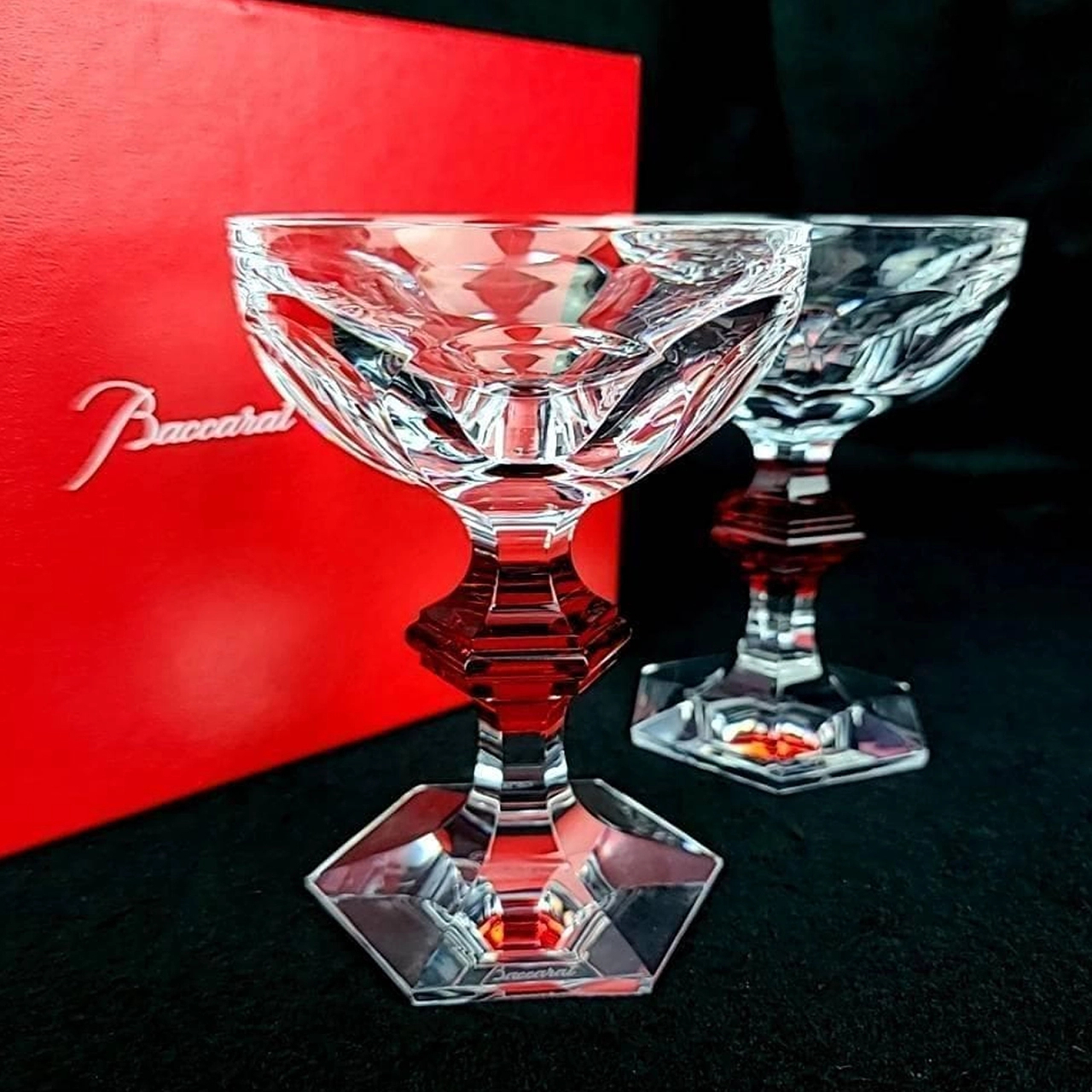 Набор из 2-х бокалов для шампанского HARCOURT 170 мл хрусталь красный Baccarat 2814393