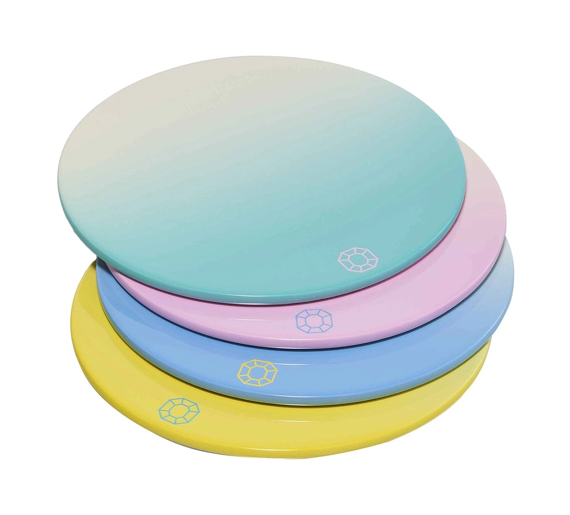 Подставки для стаканов Baccarat OCTOGONE PASTEL 4 шт разноцветные