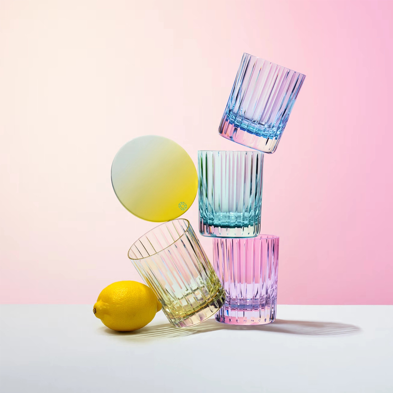 Подставки для стаканов OCTOGONE PASTEL 4 шт разноцветные – 2