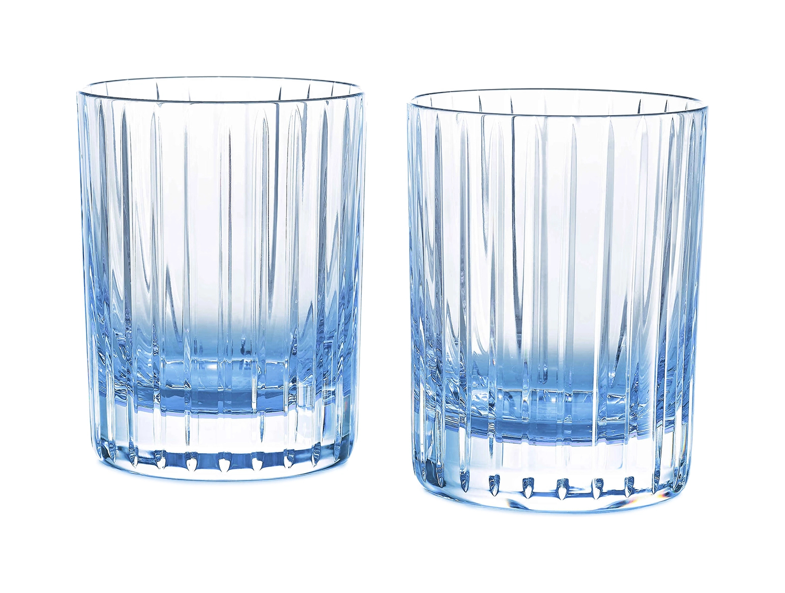 Набор из 2-х бокалов для виски HARMONIE 360 мл хрусталь голубой