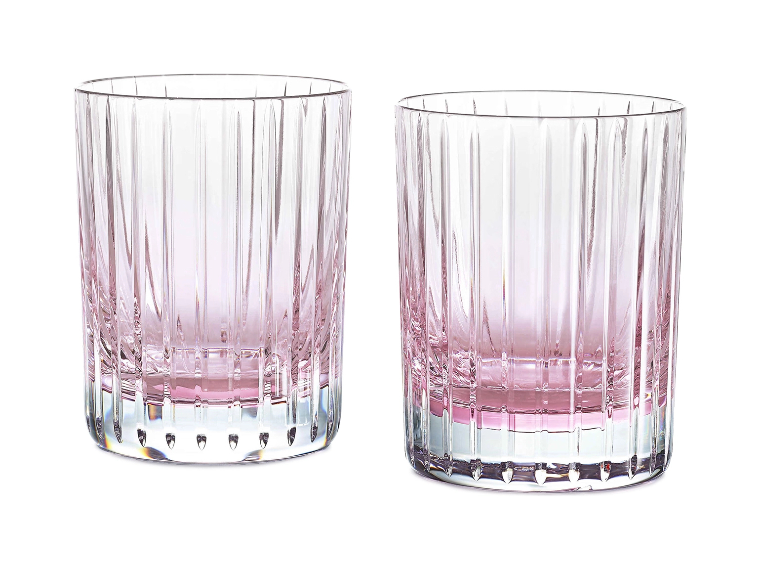Набор из 2-х бокалов для виски HARMONIE 360 мл хрусталь розовый