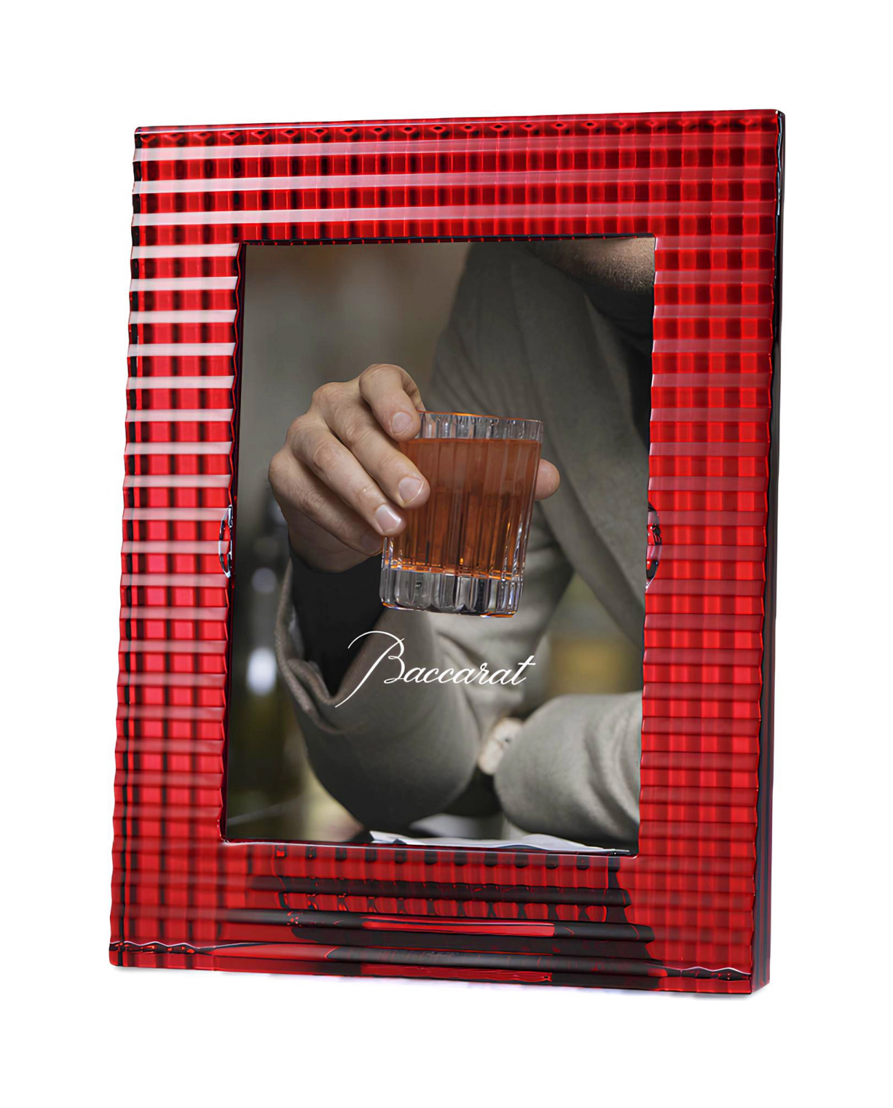 Рамка для фото Eye 18х24 красная, хрусталь