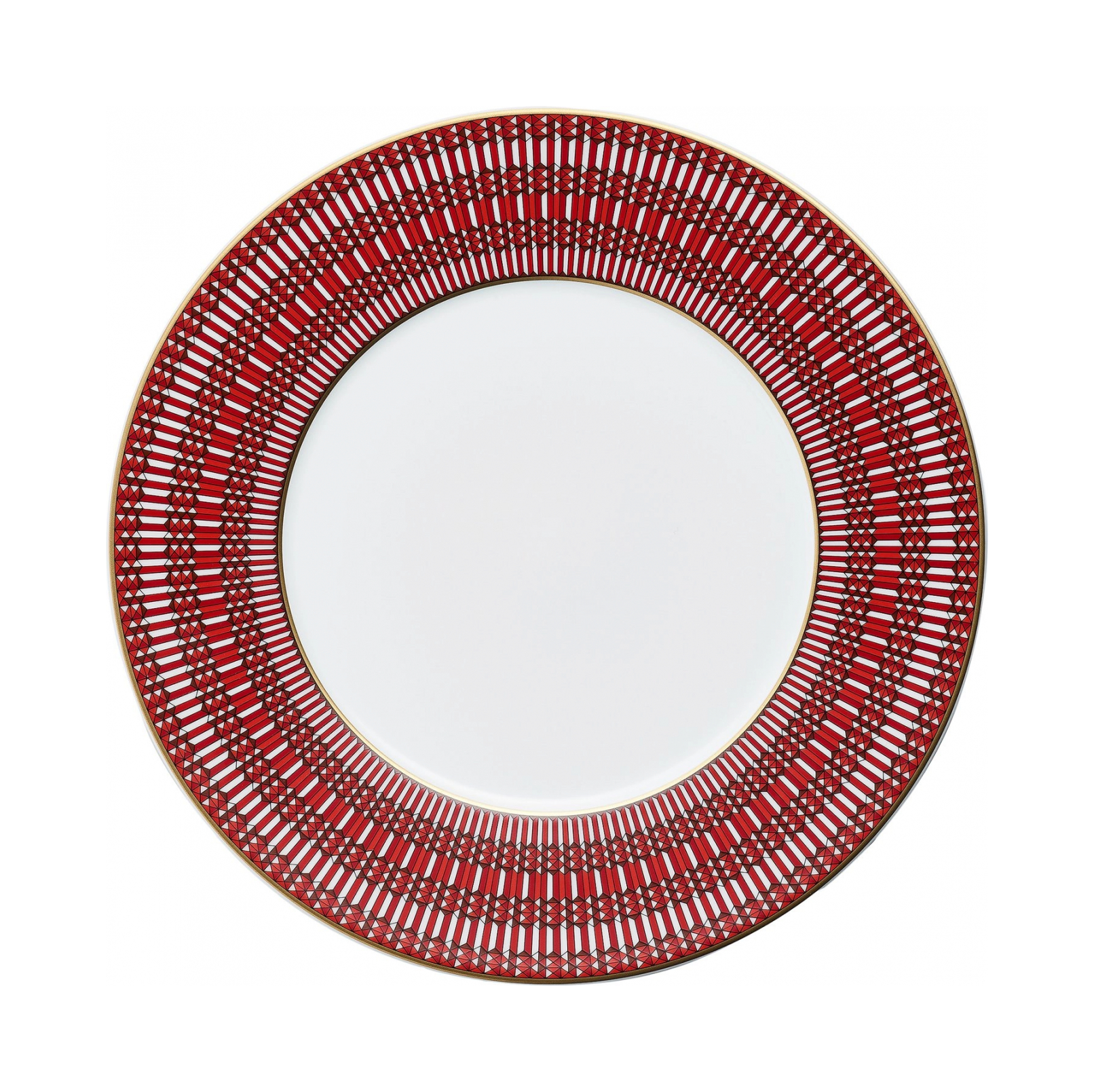 Набор тарелок обеденных ARCADIA 2 шт фарфор 27 см красный Baccarat 2817037