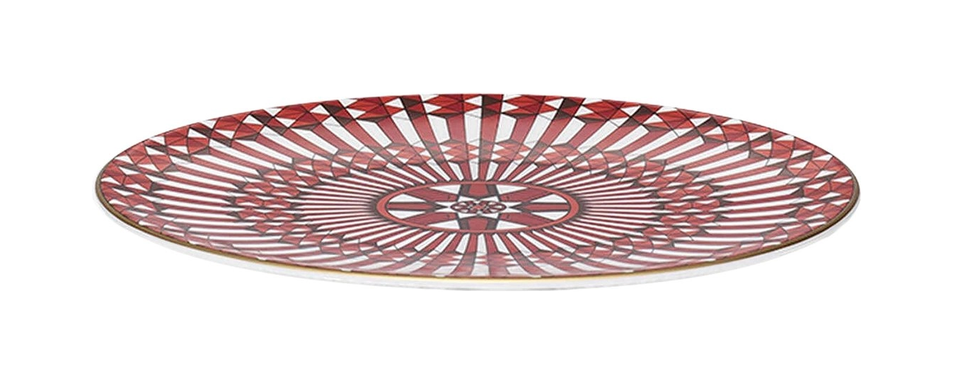 Тарелка для хлеба и масла ARCADIA 16 см фарфор красная Baccarat 2817035