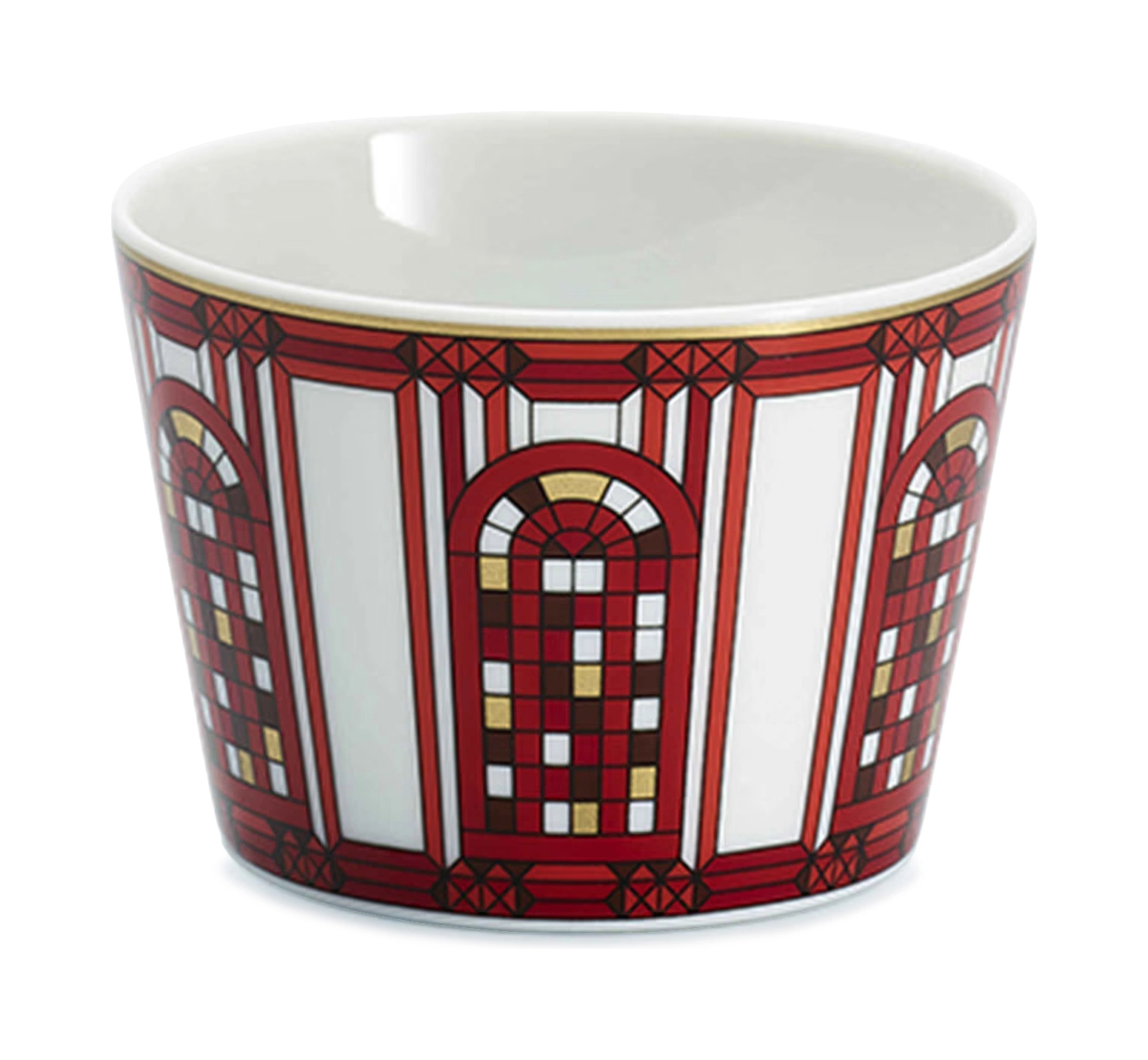 Чаша ARCADIA 8 см фарфор красная