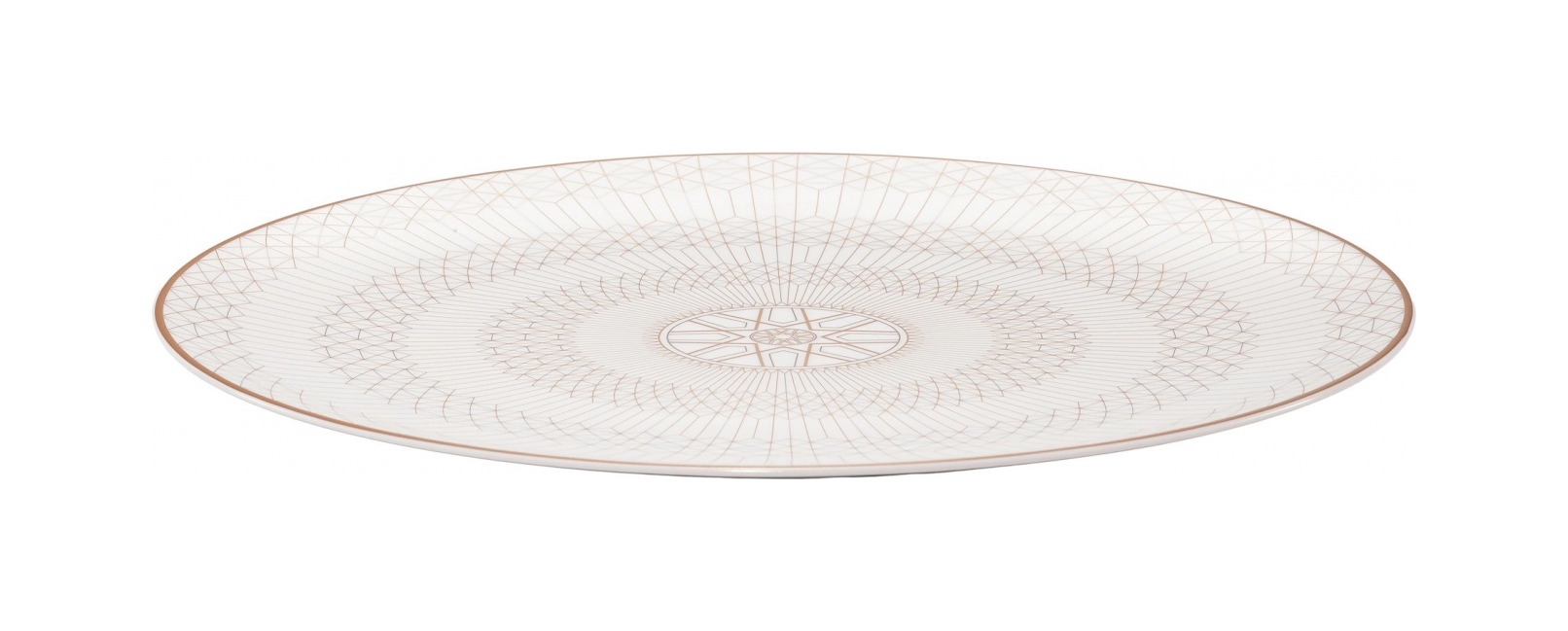 Тарелка подстановочная ARCADIA 31 см фарфор золотая Baccarat 2817043