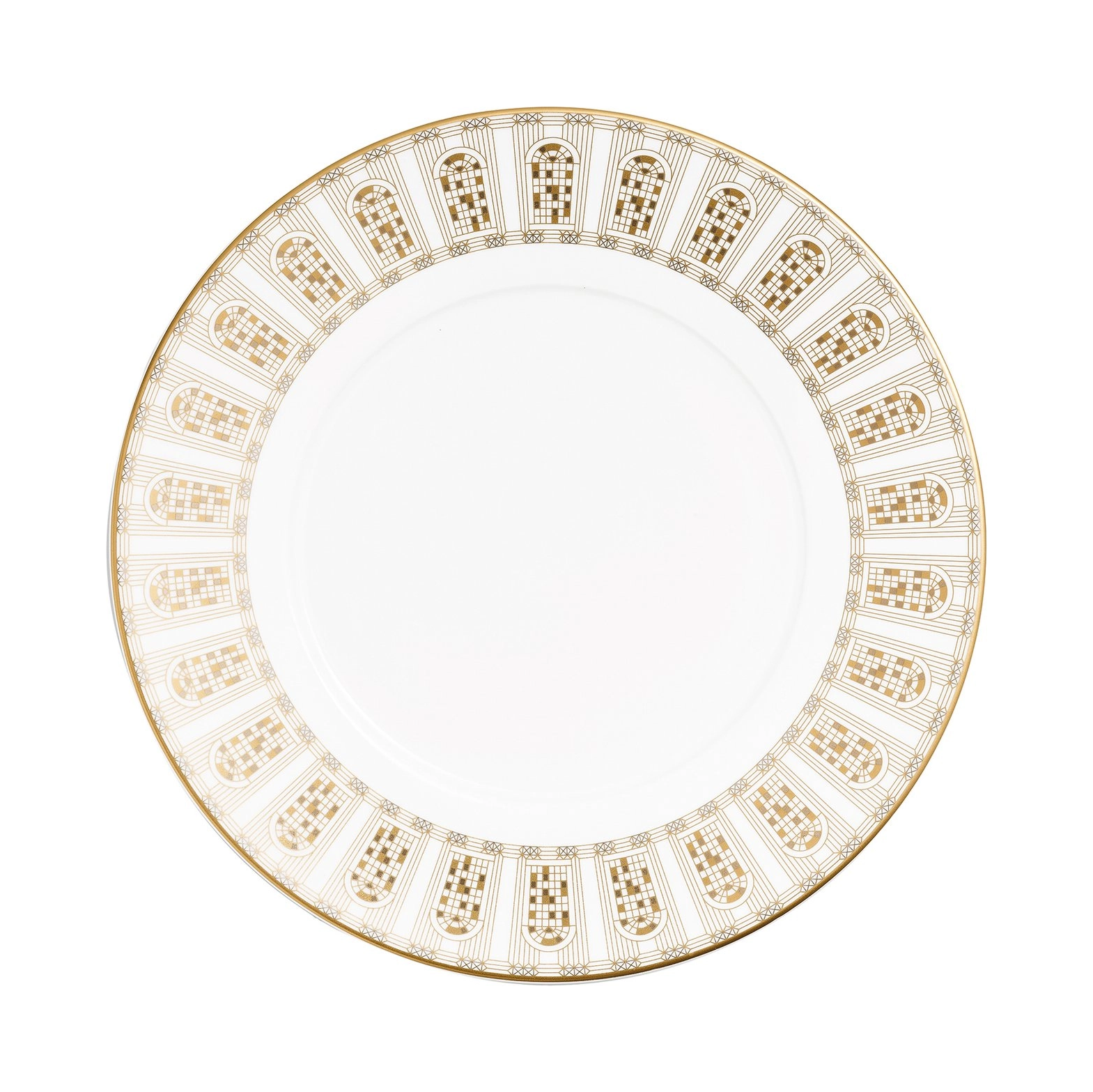 Набор из 2 десертных тарелок ARCADIA 21 см фарфор золотой Baccarat 2817041