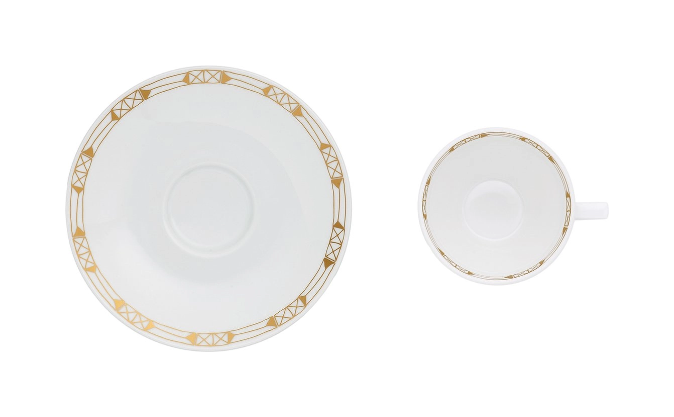 Набор чашек кофейных с блюдцами TALLEYRAND 2 шт фарфор Baccarat 2817030