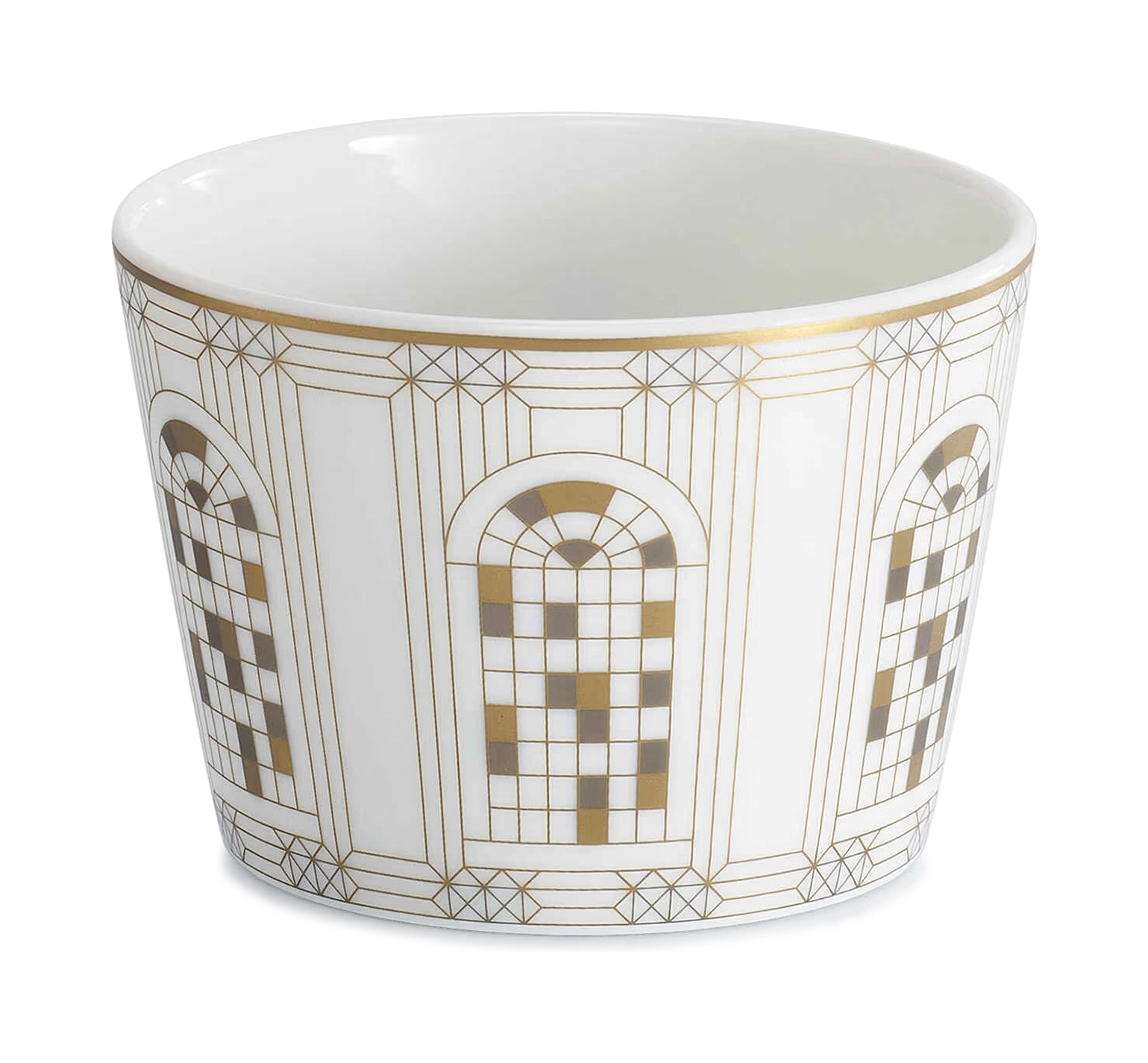 Чаша ARCADIA 8 см фарфор золотая