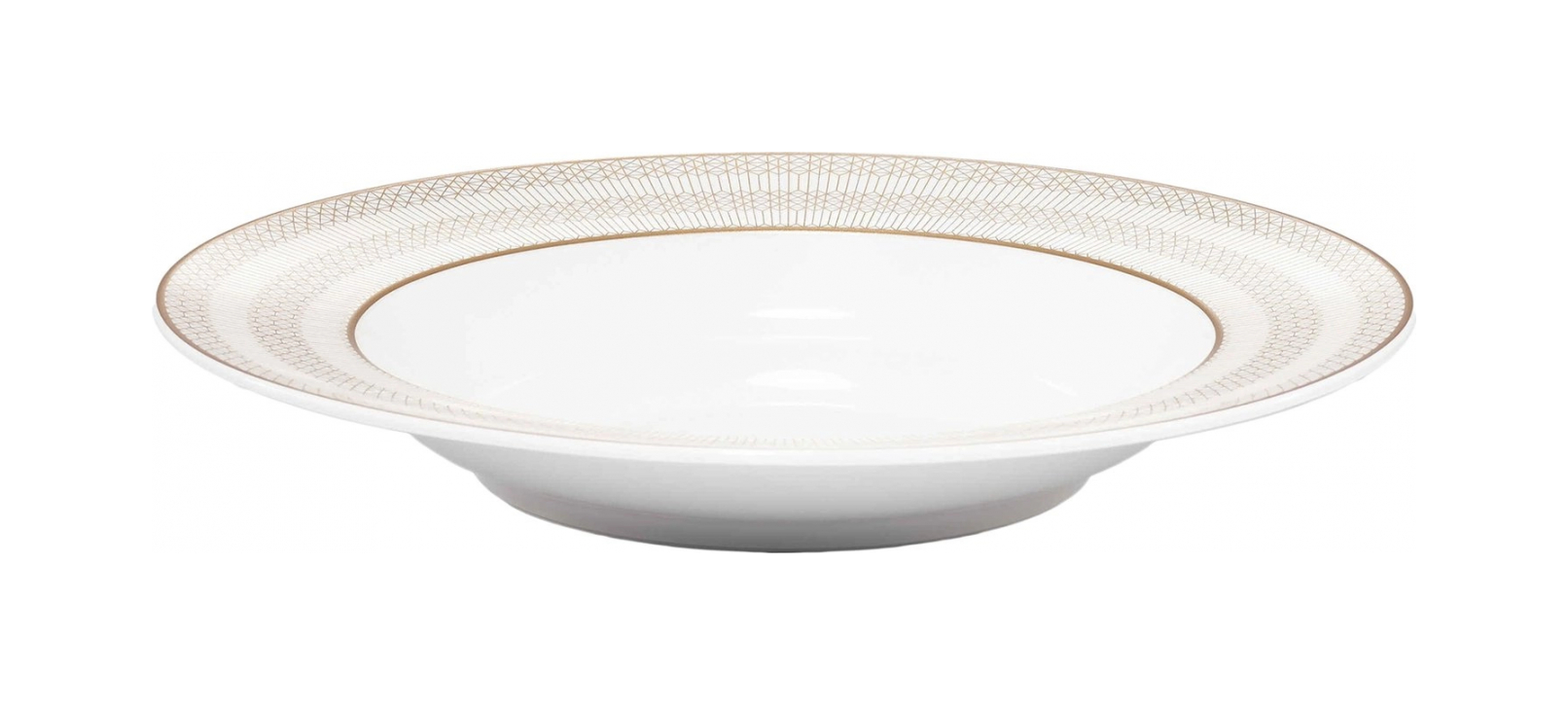 Набор тарелок суповых ARCADIA 2 шт фарфор 23 см золотой Baccarat 2817379