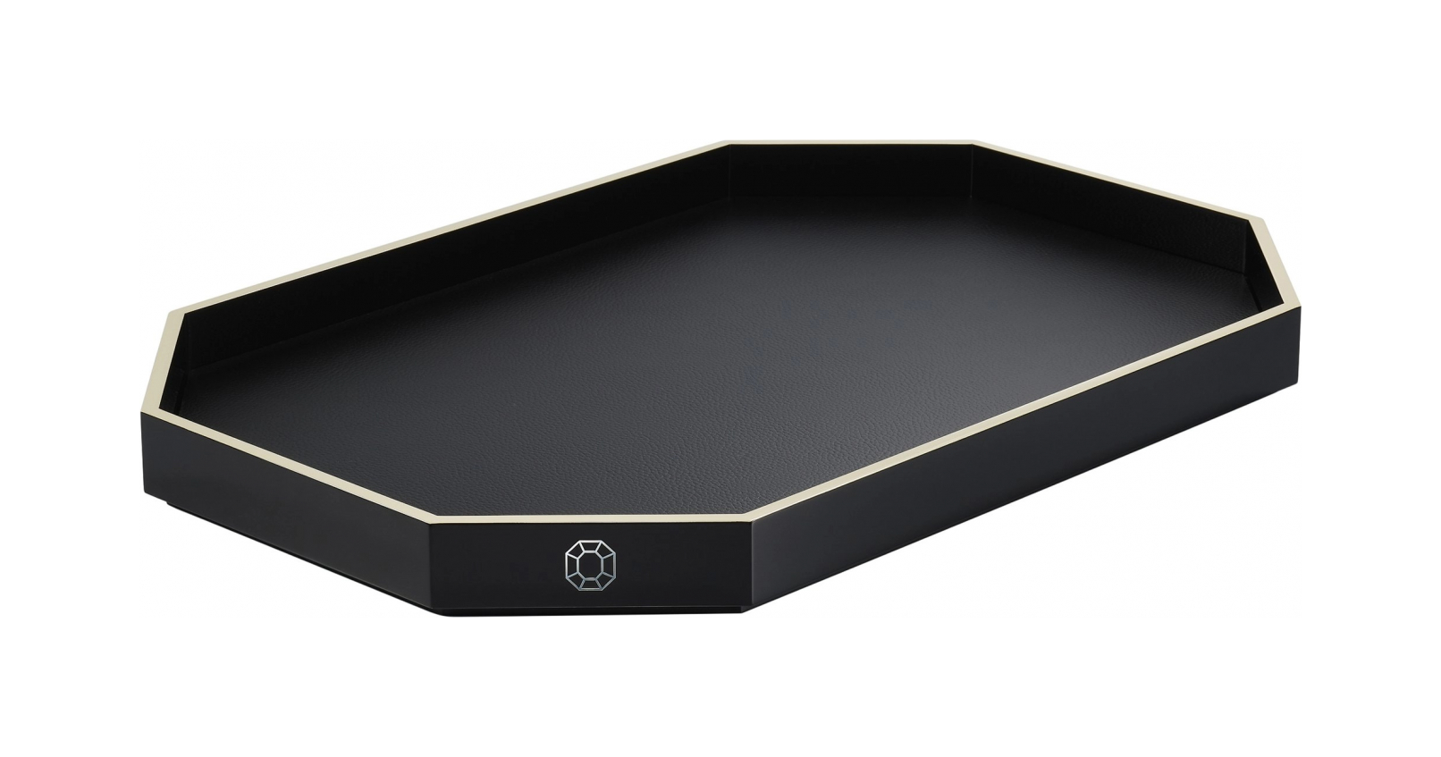 Поднос OCTOGONE L 60х40 см черный