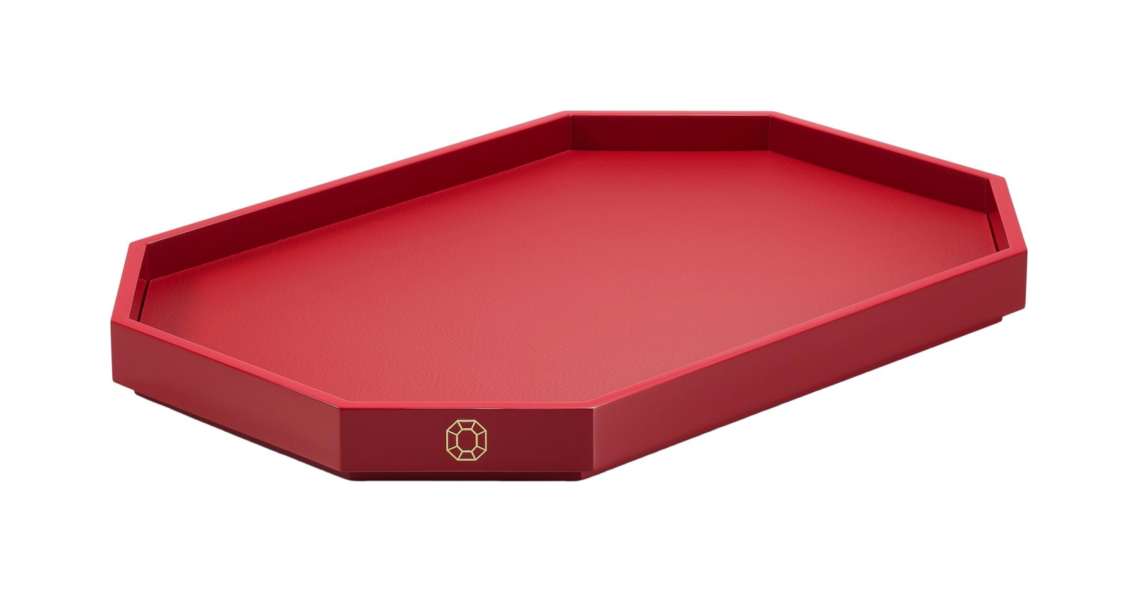 Поднос OCTOGONE M 46х32 см красный
