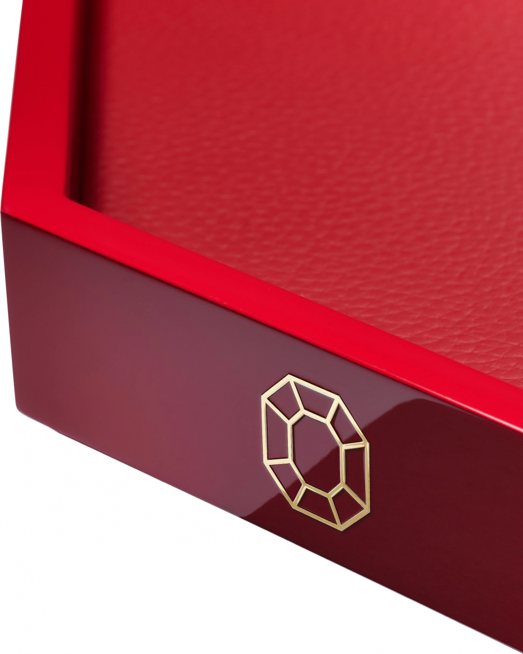 Поднос OCTOGONE M 46х32 см красный Baccarat 2816915