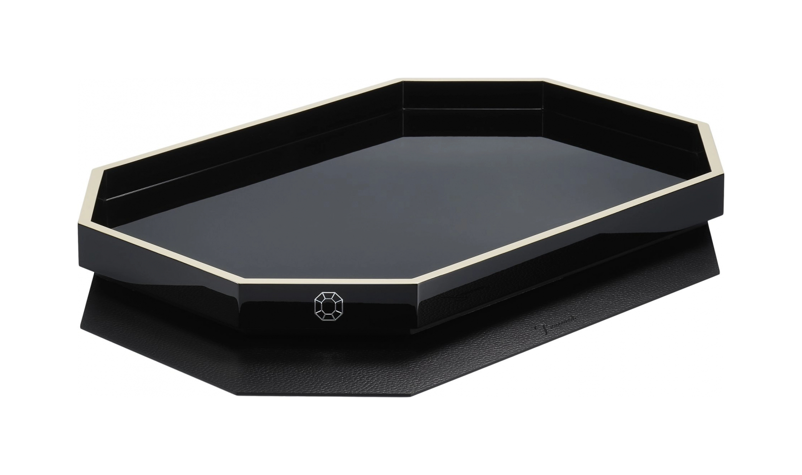 Поднос OCTOGONE M 46х32 см черный Baccarat 2816916