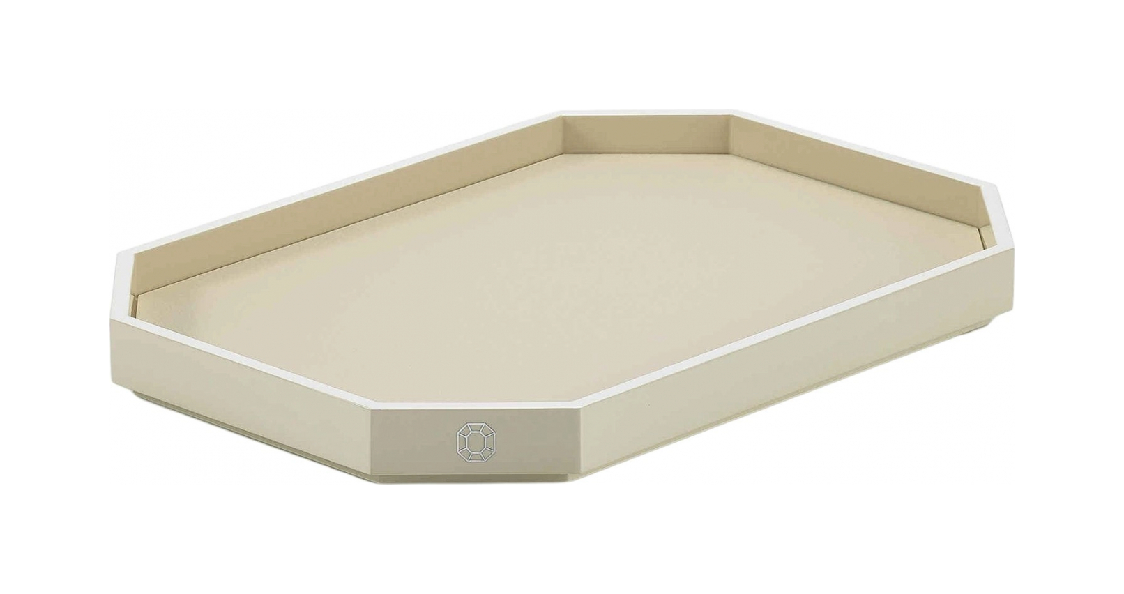 Поднос OCTOGONE S 33х23 см бежевый