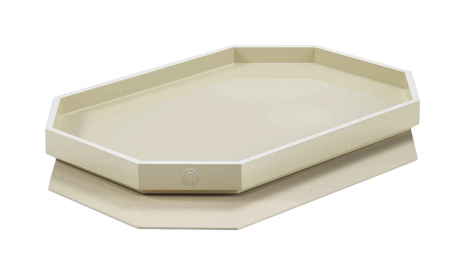 Поднос OCTOGONE S 33х23 см бежевый Baccarat 2816921