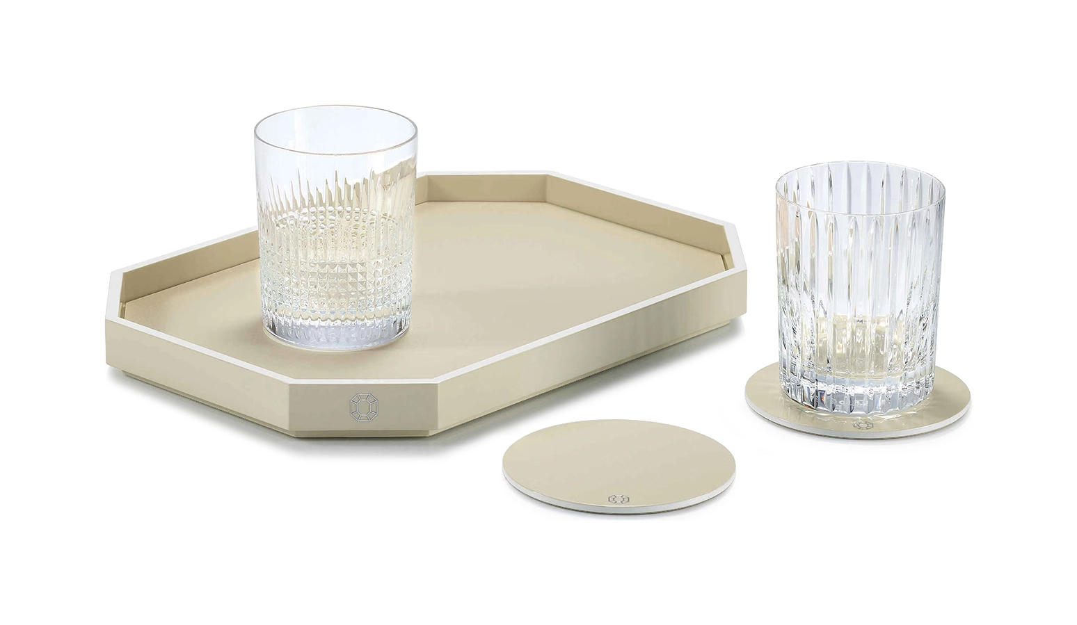 Поднос OCTOGONE S 33х23 см бежевый Baccarat 2816921