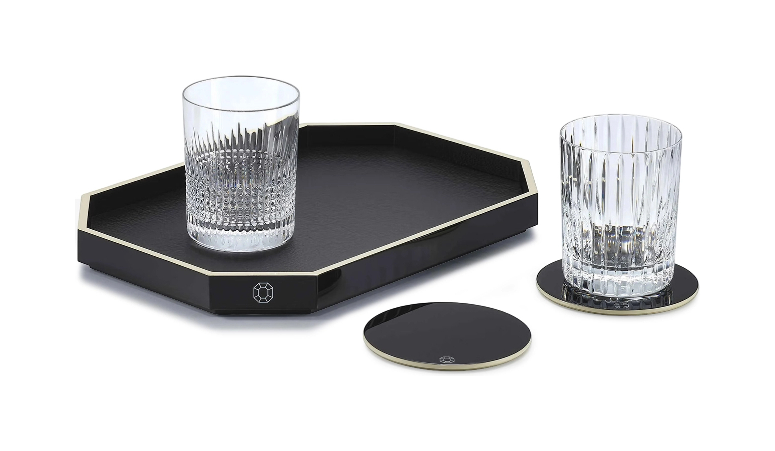 Поднос OCTOGONE S 33х23 см черный Baccarat 2816920