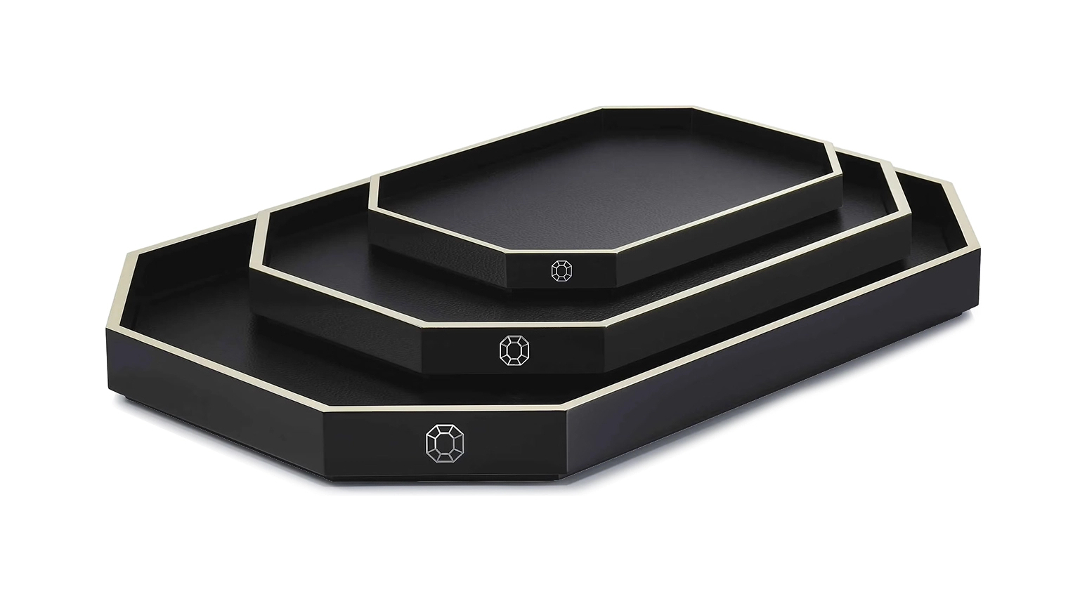 Поднос OCTOGONE S 33х23 см черный Baccarat 2816920