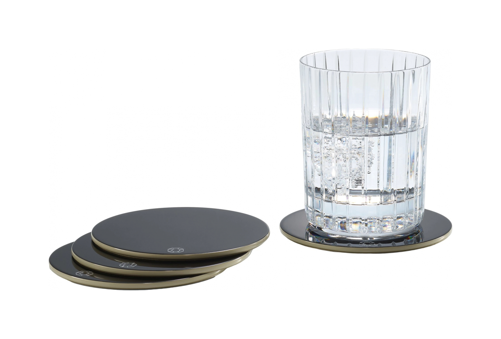 Подставки для стаканов OCTOGONE черные 4 шт Baccarat 2816924