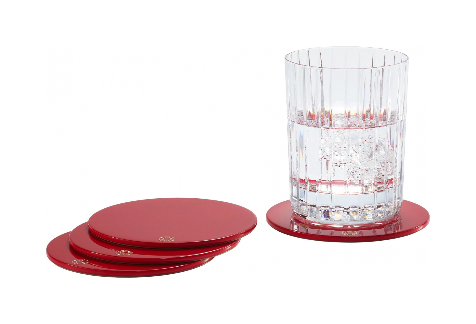 Подставки для стаканов OCTOGONE красные 4 шт Baccarat 2816923