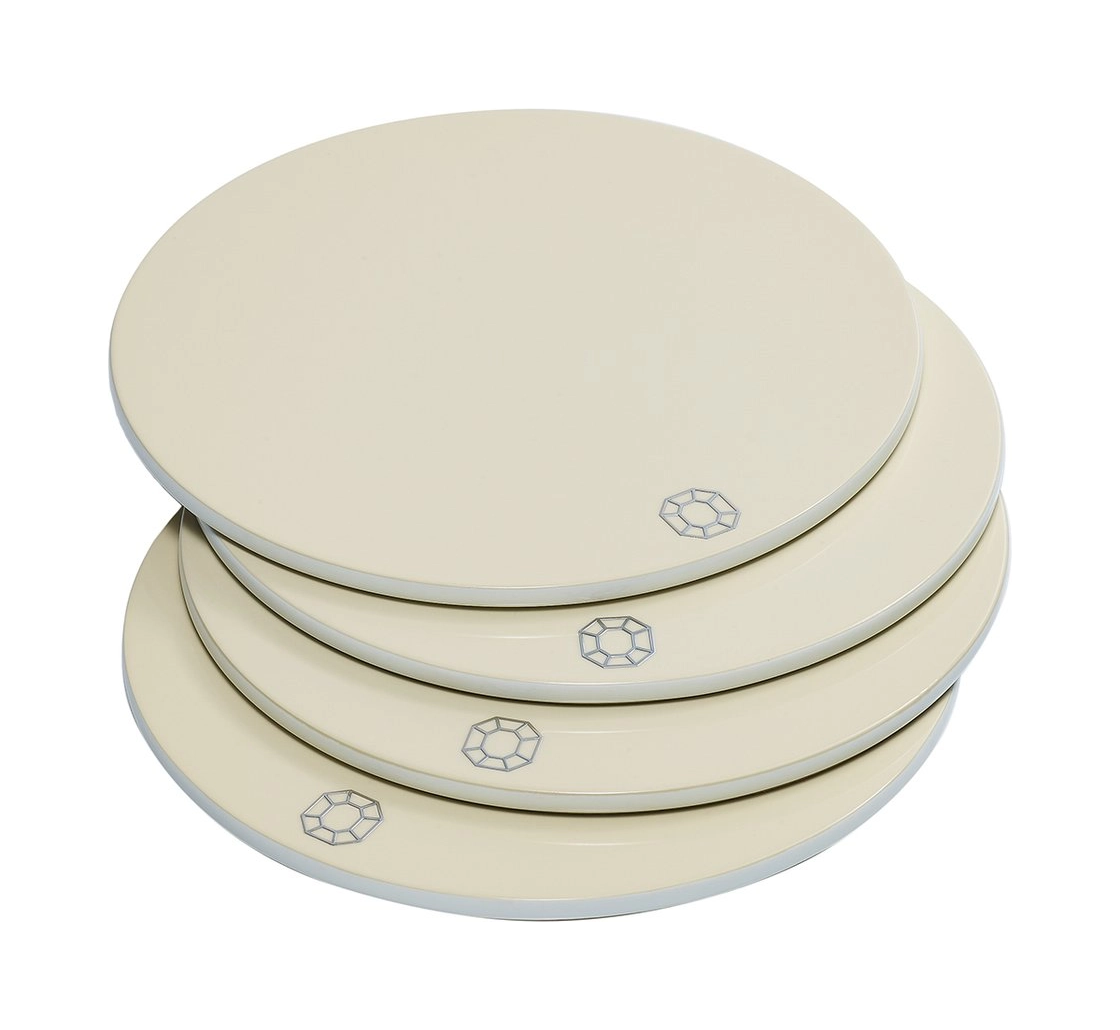 Подставки для стаканов OCTOGONE бежевые 4 шт