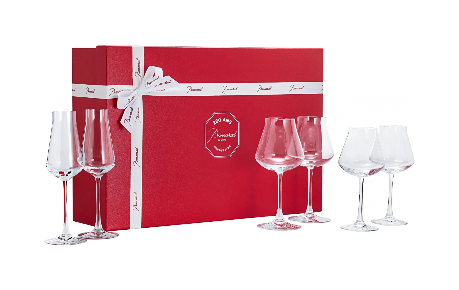 Набор из 6-ти бокалов CHATEAU для вина и шампанского хрусталь