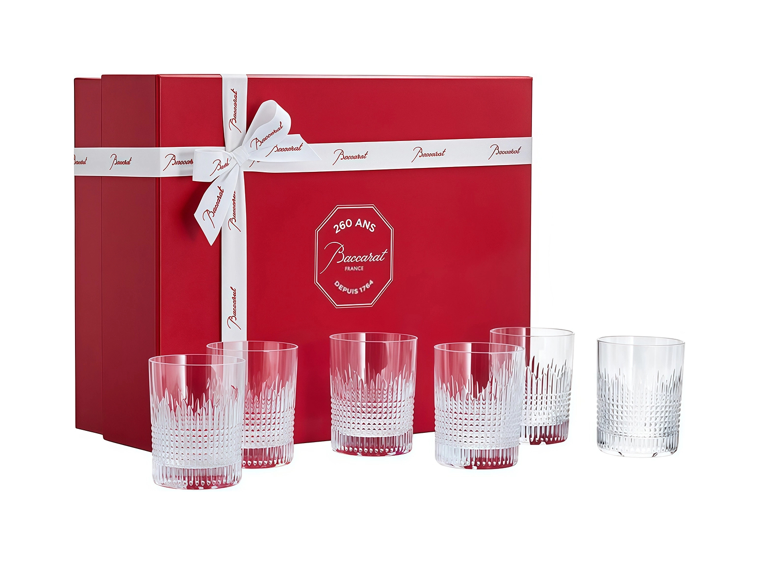 Набор из 6-ти бокалов для виски NANCY хрусталь прозрачный