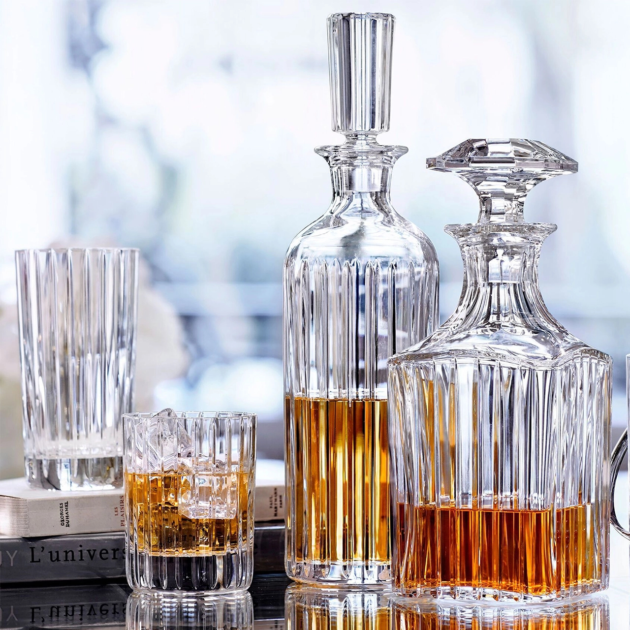 Набор из 4-х стаканов HARMONIE для сока и для виски хрусталь – 2