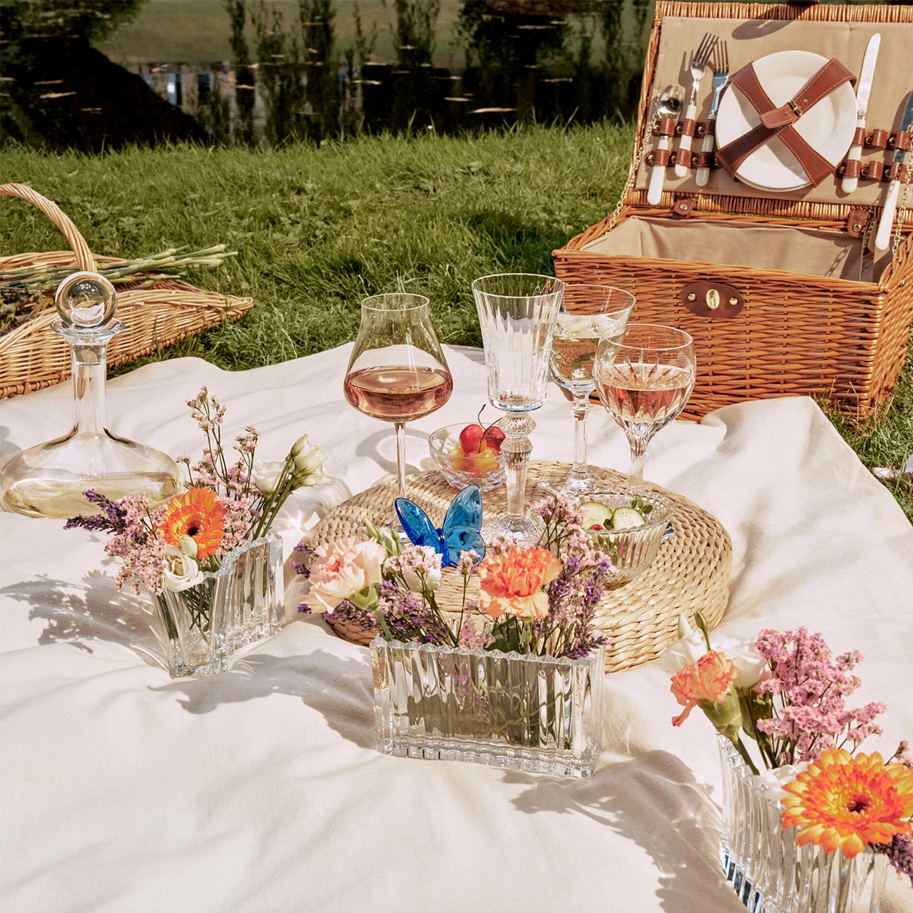 Ваза для цветов MILLE NUITS INFINITE прямоугольная 16.5 см хрусталь прозрачная – 2