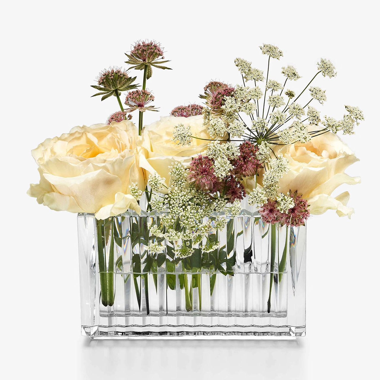 Ваза для цветов MILLE NUITS INFINITE прямоугольная 16.5 см хрусталь прозрачная Baccarat 2814468