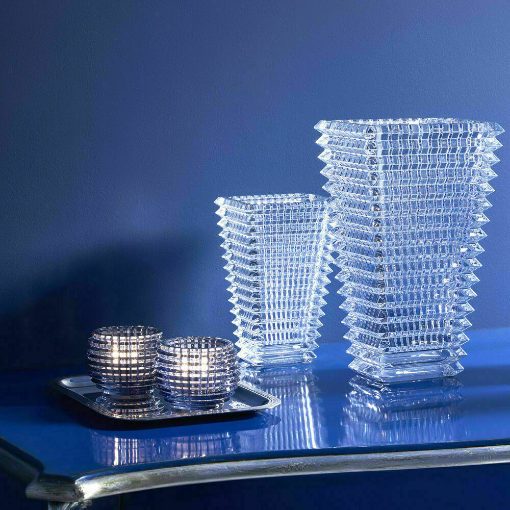 Ваза для цветов EYE прямоугольная 20 см хрусталь прозрачная Baccarat 2612989