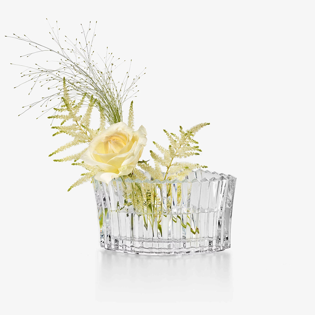 Ваза для цветов MILLE NUITS INFINITE 18 см хрусталь прозрачная Baccarat 2814469