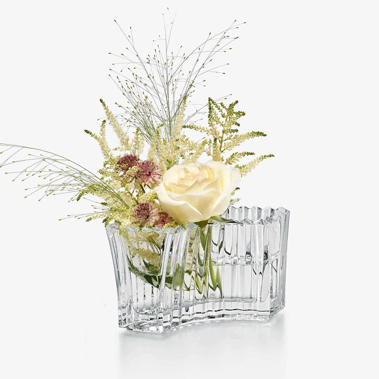 Ваза для цветов MILLE NUITS INFINITE 18 см хрусталь прозрачная Baccarat 2814469
