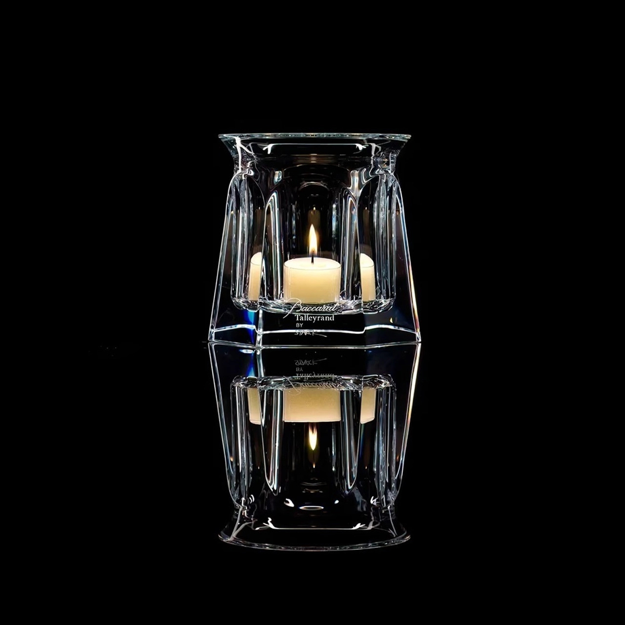 Набор из 2-х подсвечников TALLEYRAND UNIQUE 9 см хрусталь  – 2