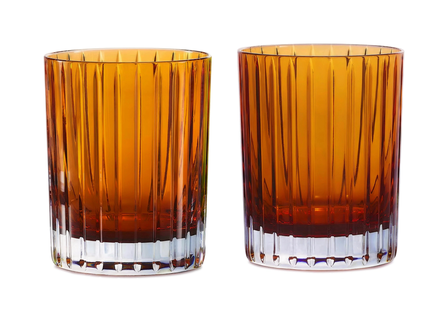Набор из 2-х бокалов для виски HARMONIE 326 мл хрусталь оранжевый