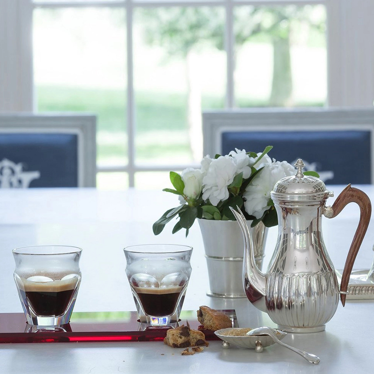 Набор из 2-х стаканов для кофе HARCOURT TALLEYRAND №7 90 мл с подносом Baccarat 2805283