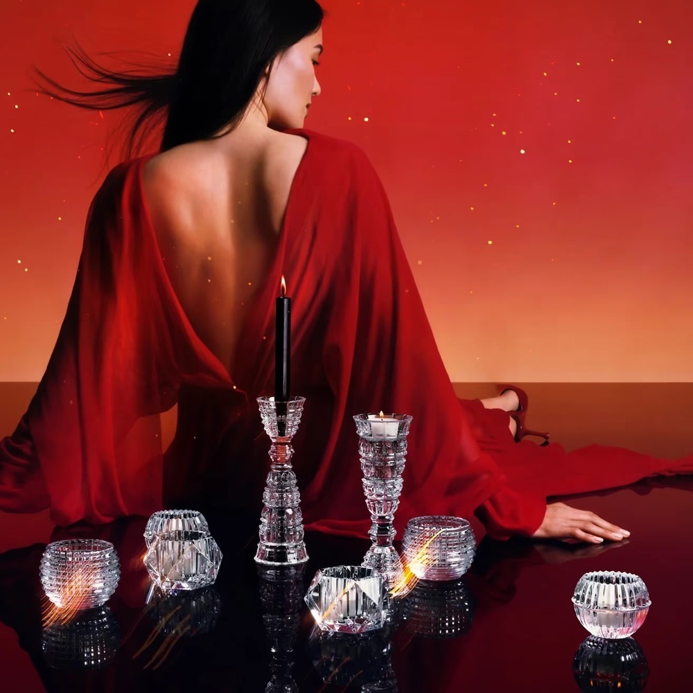 Набор из 2-х подсвечников LOUXOR 6 см хрусталь Baccarat 2815648