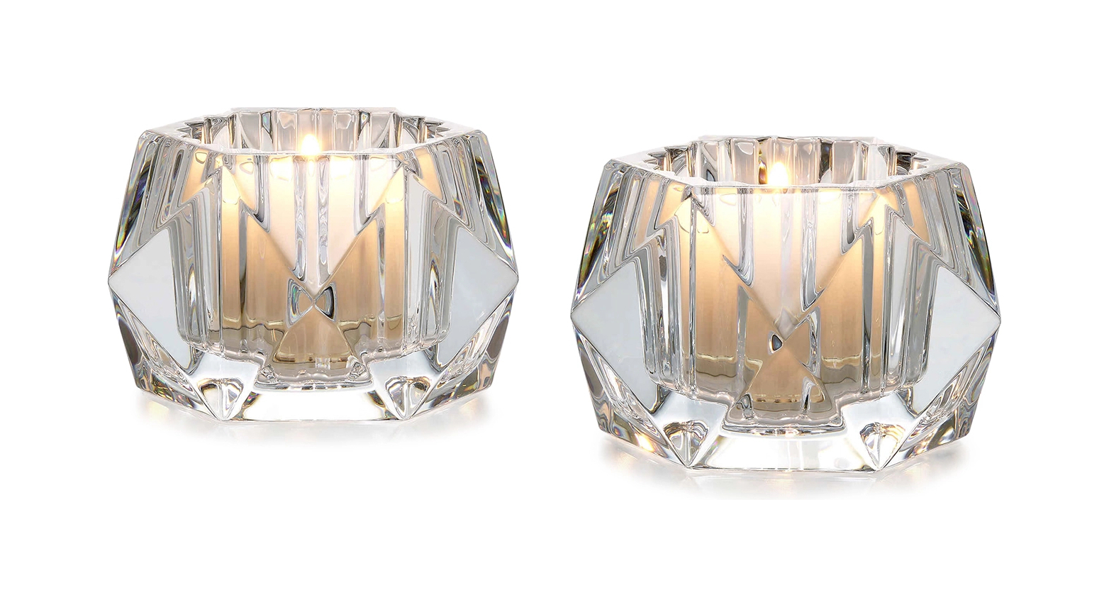 Набор из 2-х подсвечников LOUXOR 6 см хрусталь Baccarat 2815648