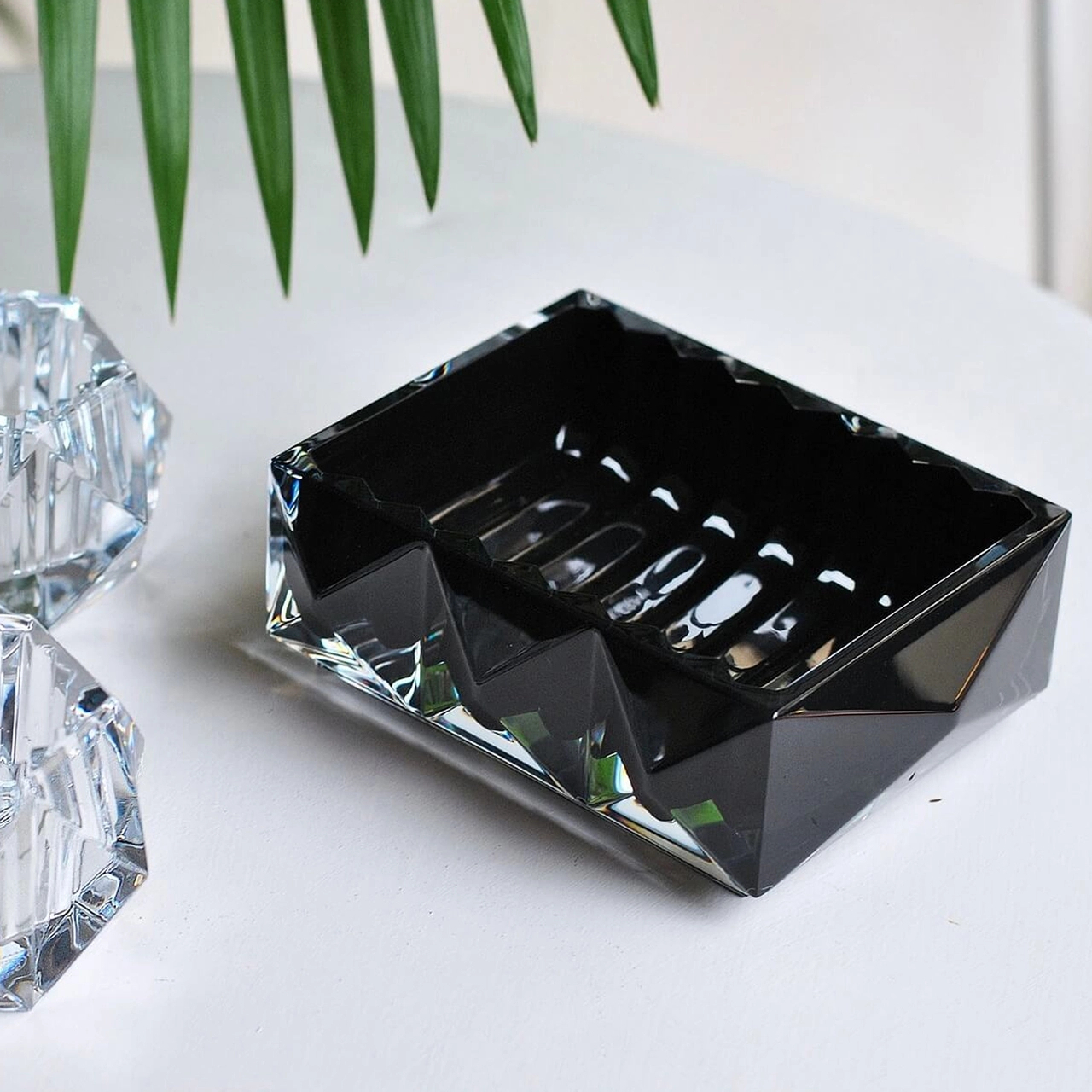 Мелочница LOUXOR 17х13 см хрусталь черная – 2