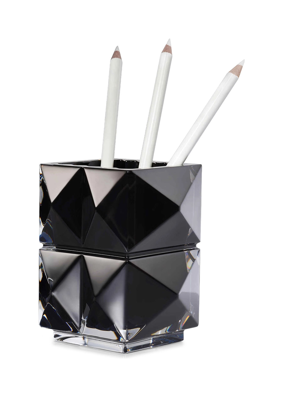 Стакан для ручек LOUXOR 10.8 см хрусталь черный