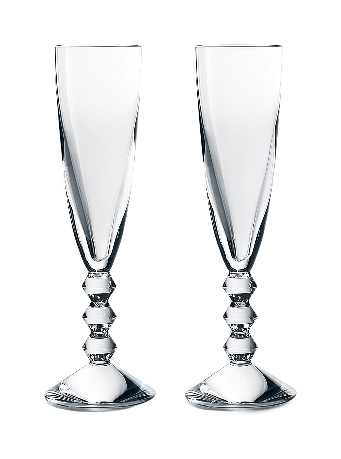 Набор из 2-х бокалов для шампанского VEGA 190 мл хрусталь прозрачный