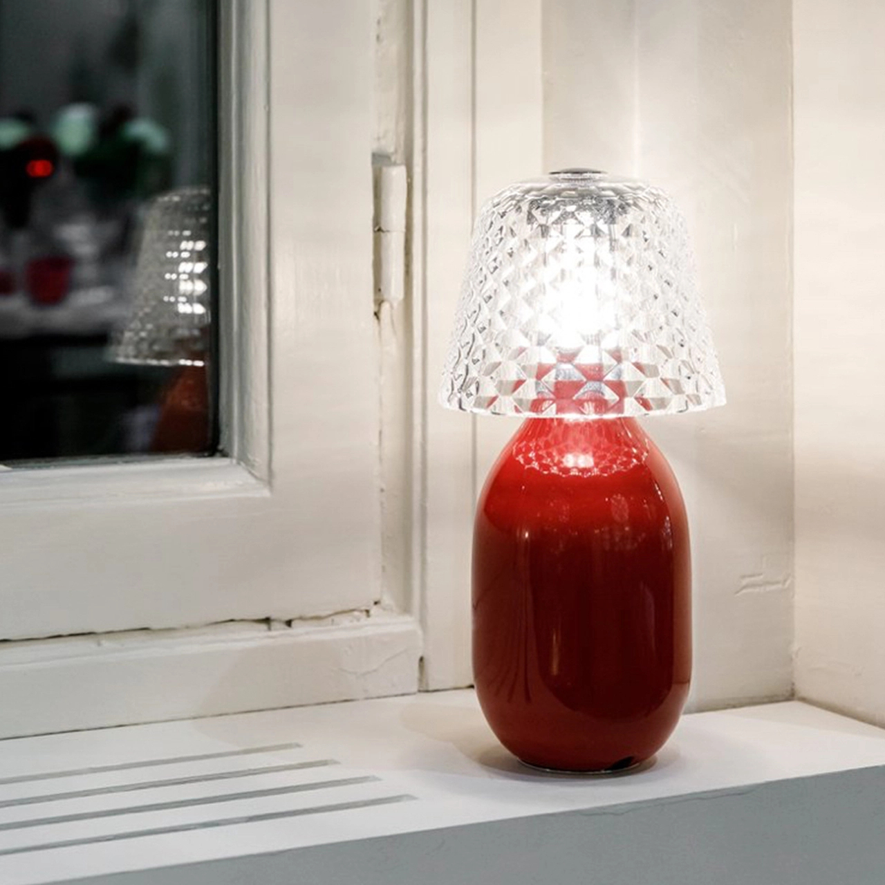 Настольная лампа BABY CANDY LIGHT 29 см керамика красная Baccarat 2813782