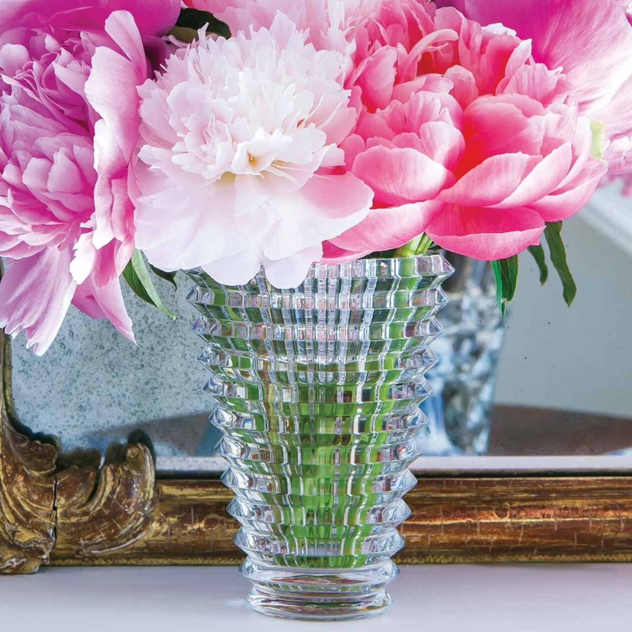 Ваза для цветов EYE овальная 15 см хрусталь прозрачный – 2