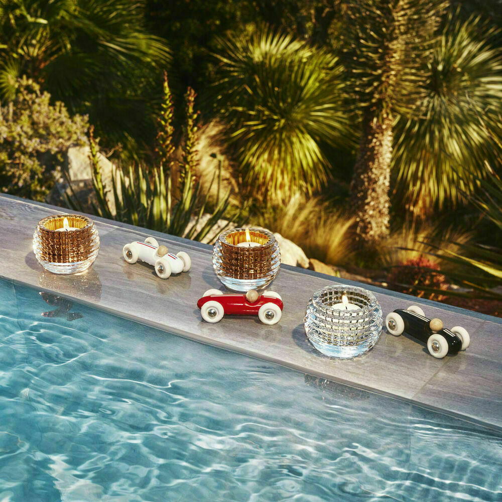 Набор из 2-х подсвечников EYE 9.5 см хрусталь золотой Baccarat 2811841