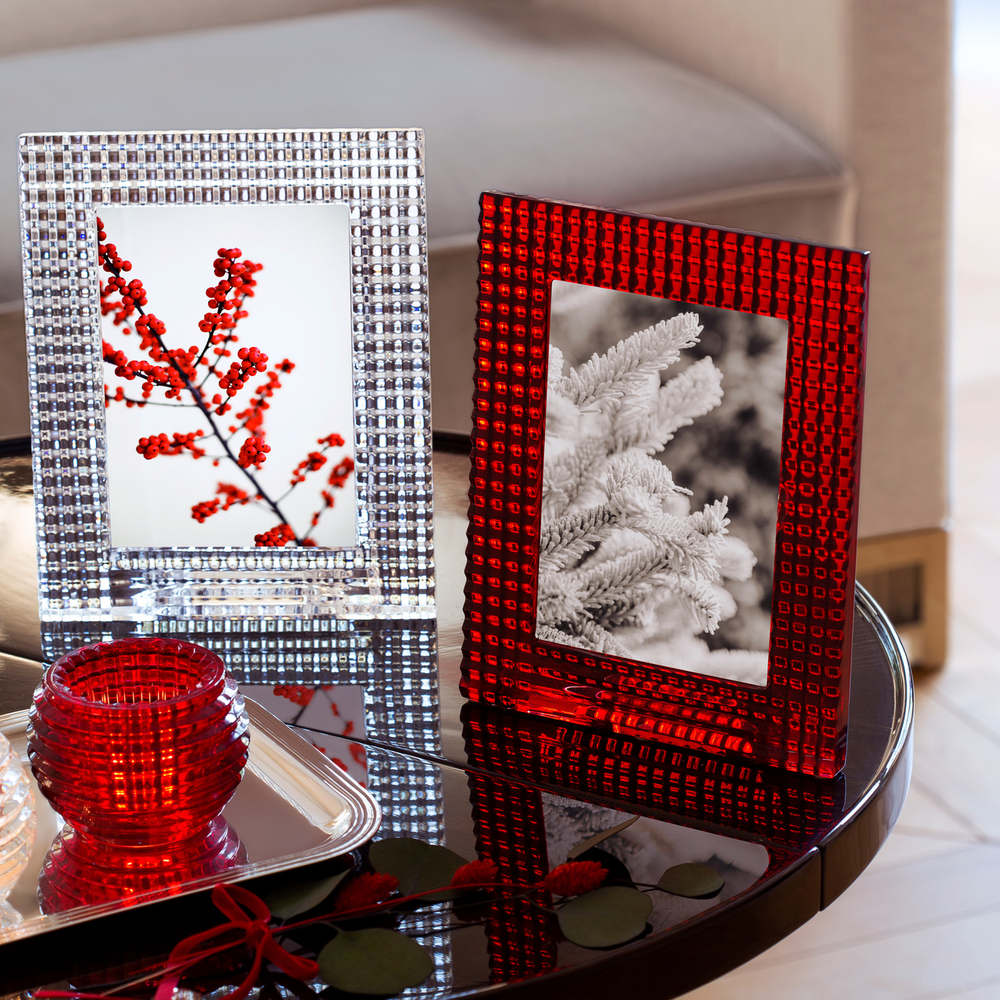 Набор из 2-х подсвечников EYE 9.5 см хрусталь красный Baccarat 2810639