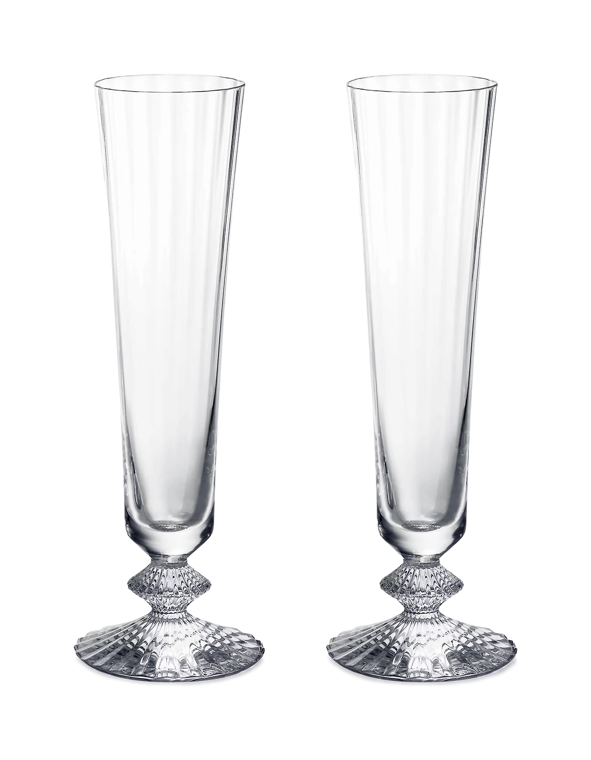 Набор из 2-х бокалов для шампанского MILLE NUITS 180 мл хрусталь прозрачный