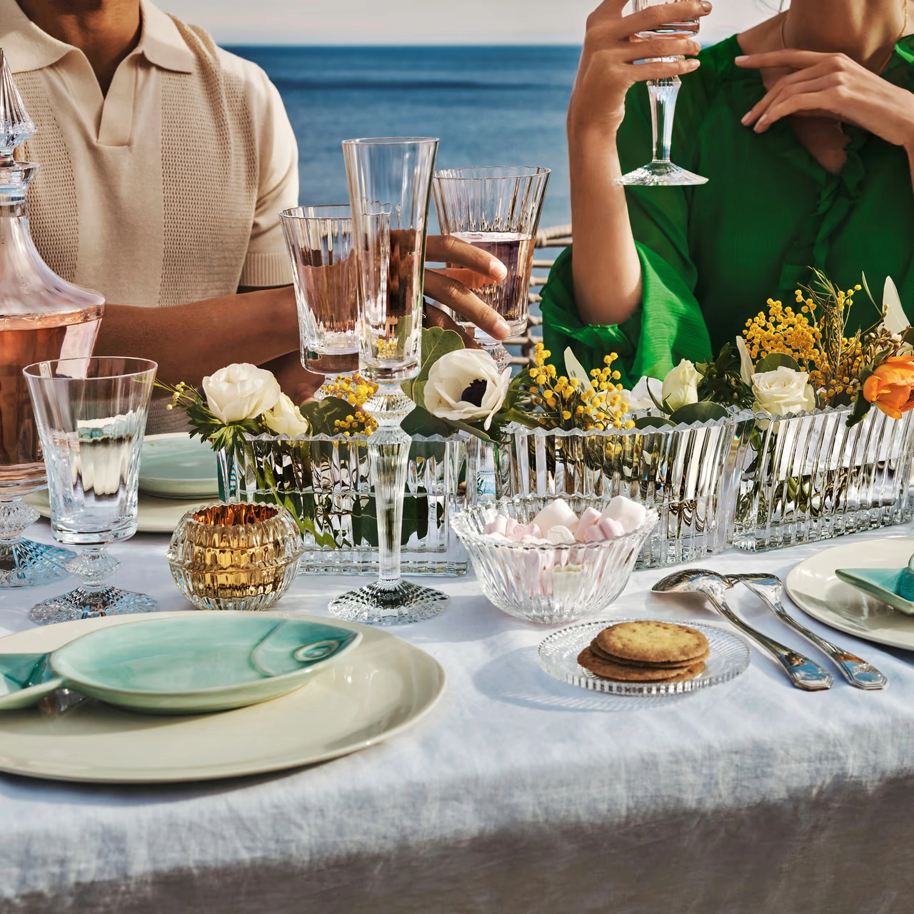 Тарелка сервировочная MILLE NUITS M 21 см хрусталь Baccarat 2103963