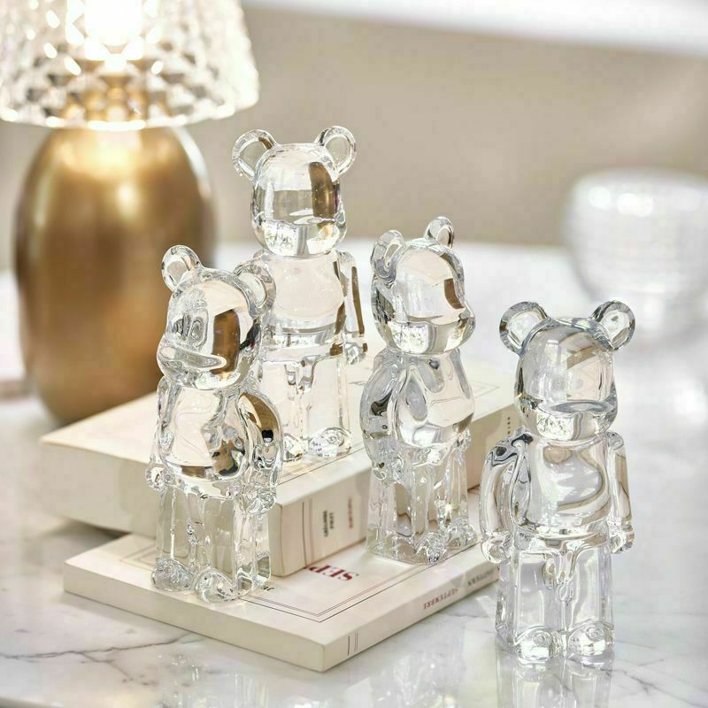 Статуэтка BE@RBRICK Медведь 14 см прозрачный хрусталь – 2