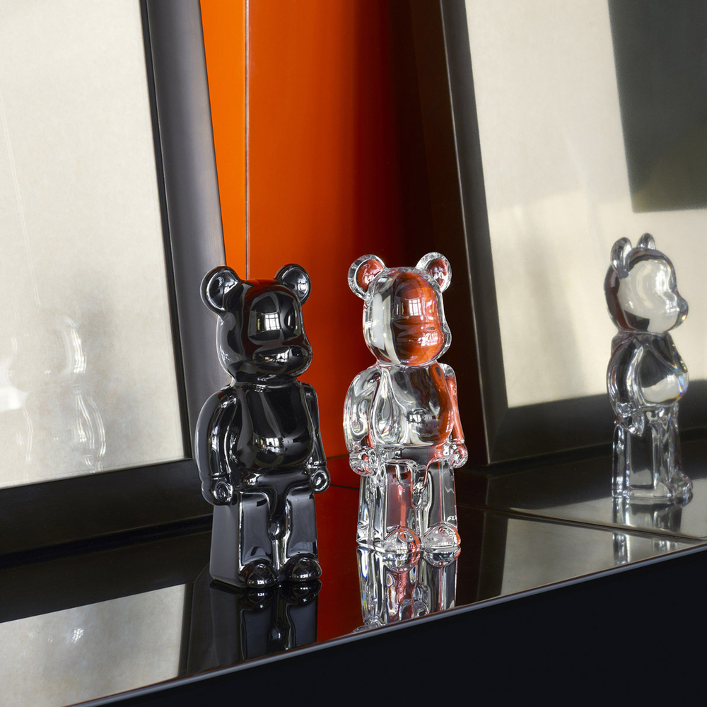 Статуэтка BE@RBRICK Медведь 14 см прозрачный хрусталь Baccarat 2813551